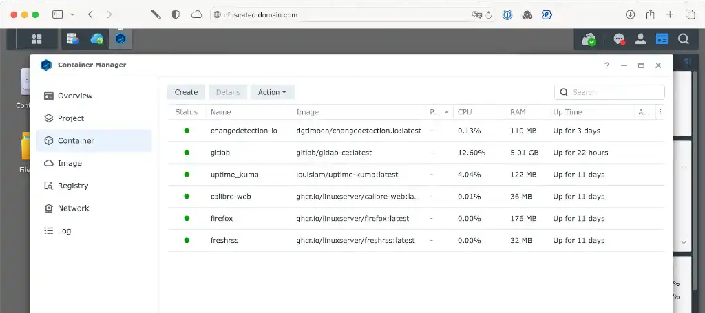 How to fix GitLab CE CORS issue on Synology
