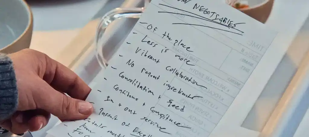 How The Bear’s non-negociables apply to my trade